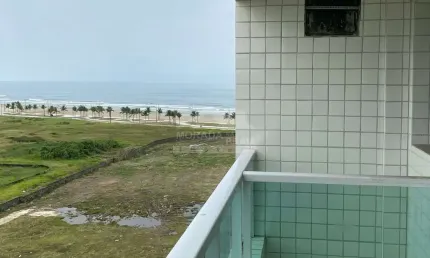 Apartamento 2 dormitórios, prédio frente mar na mirim, só na imobiliária em praia grande