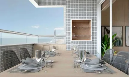 Apartamento de 1 dormitório no jardim real. só na imobiliária em praia grande.