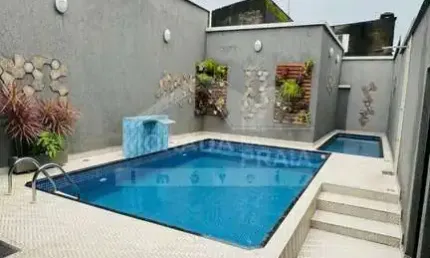 Casa em condomínio fechado com 2 quartos à venda no Balneário Maracanã, Praia Grande 
