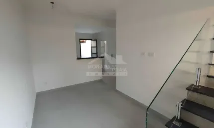 Sobrado em condomínio fechado na Vila Sônia, 2 dormitórios, confira em Praia Grande.