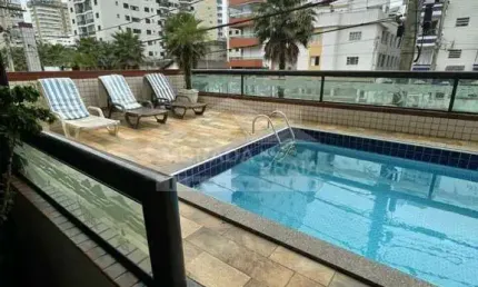 Apartamento na vila guilhermina, 1 suíte, 2 sacadas, lazer, confira na imobiliária em praia grande.