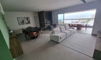 Apartamento NOVO e MOBILIADO na Aviação, 3 suítes, 3 vagas, lazer completo, confira em Praia Grande.