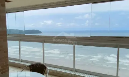 Apartamento FRENTE AO MAR na Guilhermina,3 dormitórios. Confira na imobiliária em Praia Grande.
