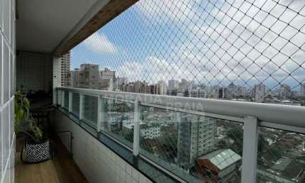 Apartamento  no Canto do Forte, 2 Dormitórios, 2 Vagas, Lazer, MOBILIADO.
