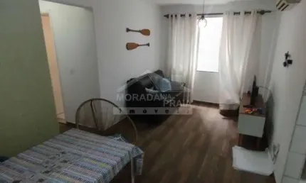 Apartamento na aviação 2 dormitórios, prédio frente ao mar, confira na imobiliária em praia grande.