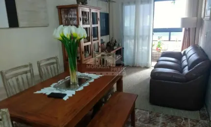 Excelente apartamento mobiliado no canto do forte, só na imobiliária em praia grande.