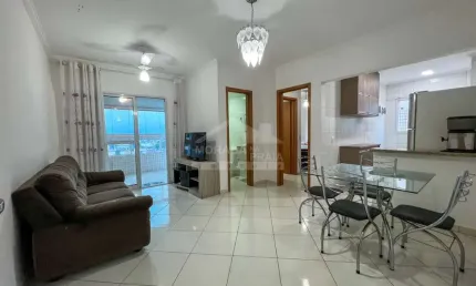 Apartamento GRANDE na Aviação, 1 suíte, terraço gourmet, lazer, confira em Praia Grande.