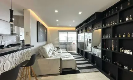 Apartamento SENSACIONAL na Guilhermina, 3 suítes, 2 vagas, lazer, confira em Praia Grande.