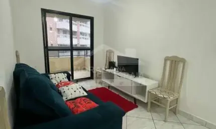 Apartamento 3 dormitórios, 1 suíte, mobiliado, vista mar na aviação.
