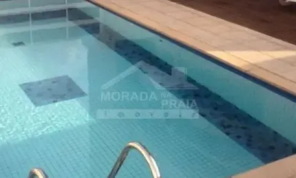 Apartamento mobiliado no forte 3 dormitórios, sacada, confira na imobiliária em praia grande.