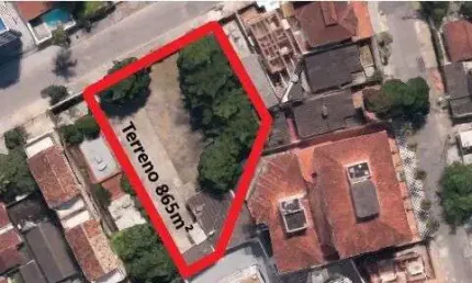 Terreno comercial para alugar na Rua Antônio Santos Branco, Enseada, Guarujá