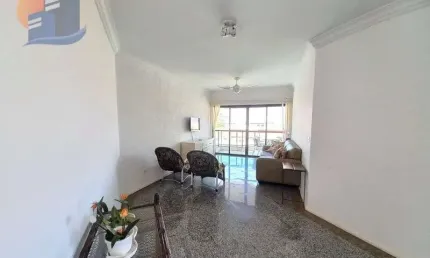 Apartamento c/vista ao mar 03 dorms/sacada/lado praia e lazer no prédio!