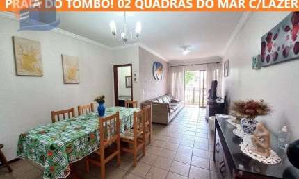 Oportunidade com lazer na Praia do Tombo  Apenas 200 metros do Mar!
