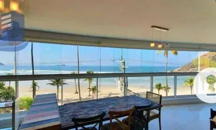 Apartamento com 3 quartos, 206 m², frente a praia da enseada