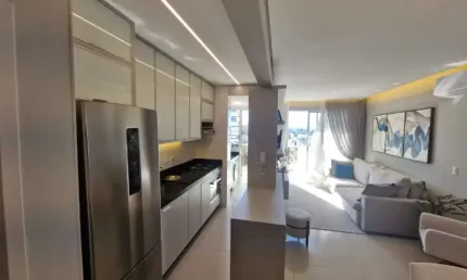 Apartamento 2 suítes e ampla sacada na pedra branca