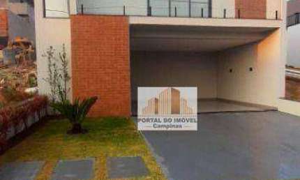 Casa lindíssima nova em Condomínios 3 dormitórios à venda, 177 m² por R$ 1.270.000 - Loteamento Park Gran Reserve - Indaiatuba/SP
