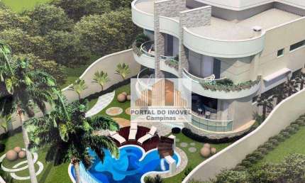 Casa no Condomínio  Alphaville 4 dormitórios 4 suítes por R$ 3.300.000,  em Campinas-SP-