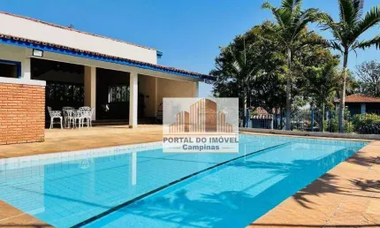 Ótima chácara com 8 dormitórios  à venda, 5000 m² por R$ 3.500.000 - Chácaras São Martinho - Campinas/SP