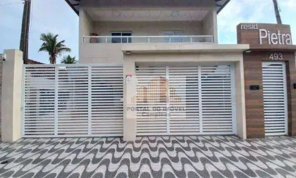 Casa na praia com 2 dormitórios à venda, 61 m² por r$ 300. jardim imperador - praia grande/sp