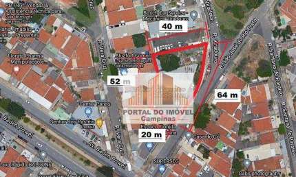 Área, 1512 m² - venda por R$ 3.200.000,00 ou aluguel por R$ 24.914,42/mês - Jardim Nova Europa - Campinas/SP