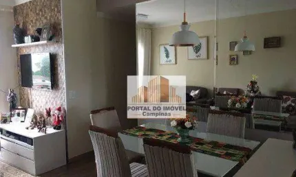 Apartamento com 3 dormitórios à venda, 69 m² por R$ 470.000,00 - Morumbi - Paulínia/SP