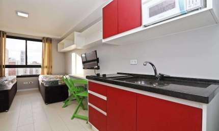 Apartamento com 1 dormitório para alugar com 26m² no All You Need Centro