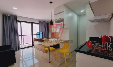 Apartamento com 1 dormitório para alugar com 33,22m² no Ed. INK Champagnat, bairro Campina do Siqueira/Champagnat