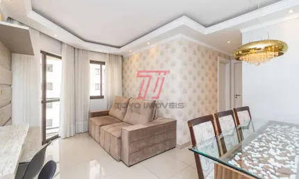 Apartamento mobiliado com 2 dormitórios para alugar com 70,20m² no Ed. Life Residence Club, bairro Capão Raso
