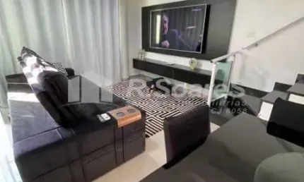 Casa em condomínio fechado com 3 quartos à venda na avenida carlos pontes, jardim sulacap, rio de janeiro, 250 m2 por r$ 890.000