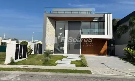 Casa em condomínio fechado com 6 quartos à venda na avenida jorge curi, barra da tijuca, rio de janeiro, 812 m2 por r$ 9.500.000