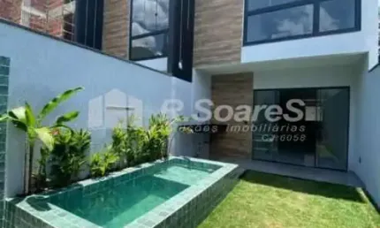 Casa em condomínio fechado com 3 quartos à venda na Estrada da Ligação, Jacarepaguá, Rio de Janeiro, 150 m2 por R$ 550.000
