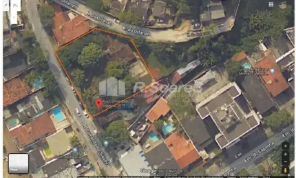 Terreno à venda na rua comendador siqueira, pechincha, rio de janeiro, 1065 m2 por r$ 3.500.000