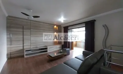COBERTURA DUPLEX - FACE OESTE - EXTREMAMENTE BEM DIVIDIDA - SEMI MOBILIADA.
