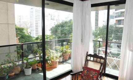 Apartamento com 4 quartos para alugar em Higienópolis, São Paulo , 195 m2 por R$ 9.000