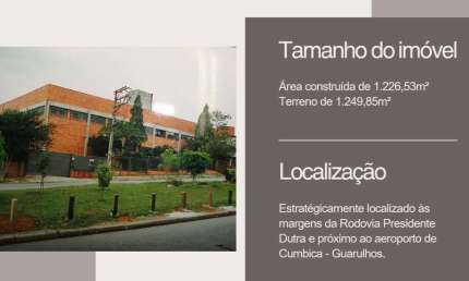 Barracão / Galpão / Depósito para alugar no Parque Novo Mundo, São Paulo , 1248 m2 por R$ 30.000