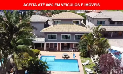 Linda chácara com 720mtrs² de terreno e aproximadamente 530mtrs2 de a/c contendo 02 casas
