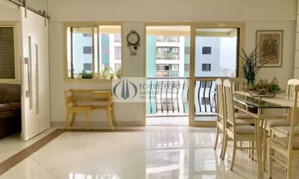 Lindo apartamento com 3 dormitórios, 1 suíte, 4 WC, 2 sacadas e 2 vagas