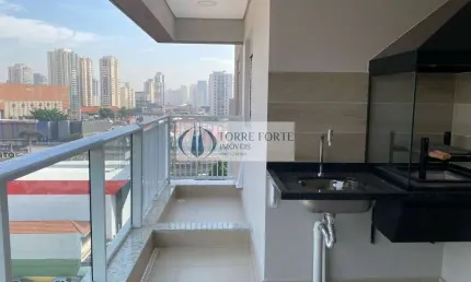 Lindo apartamento 2 dormitórios, 1 suíte, 1 vaga a 100 metros metrô Tatuapé
