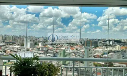 Excelente Apartamento com 1 dormitório com Varanda Gourmet no Brás