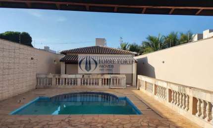 Casa terrea com 3 dormitórios 1 suite 6 vagas com piscina
