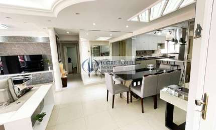 Apartamento mobiliado, 3 suítes, 2 vagas, 147 m2, Jardim Anália Franco