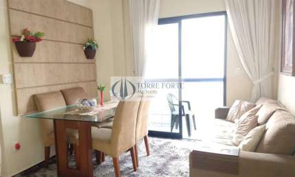 Apartamento com 2 dormitorios com vaga na Tupi Praia Grande.