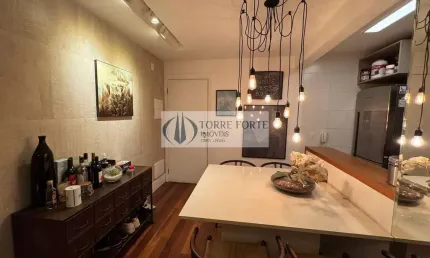 Lindo apartamento com 1 dormitorio 1 vaga no tatuapé.