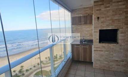 Lindo apartamento frente p o Mar 2 dormitórios , 1 suíte 1 vaga com piscina
