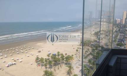 Lindo apartamento 3 dormitórios, 1 suíte, 1 vaga de frente para o Mar