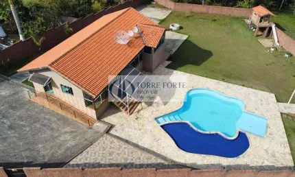 Chácara em condomínio fechado, Mobiliada, 3 quartos, em Porangaba