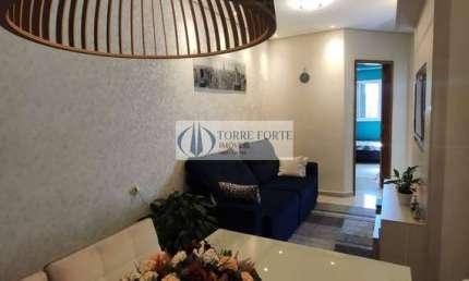 Apartamento 2 dormitórios 1 suíte e 2 vagas Santo André