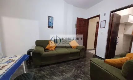 Lindo apartamento 1 dormitório, 1 vaga, próximo da praia