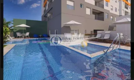 Lindo Apartamento com varanda integrada 2 quartos 1 vaga na Vila Carmosina