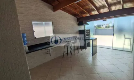 Linda cobertura sem condomínio 2 dormitórios, 1 suíte, 2 vagas
